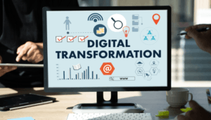 ¿Qué es la transformación digital en las empresas? ordenador que dice Transformación Digital