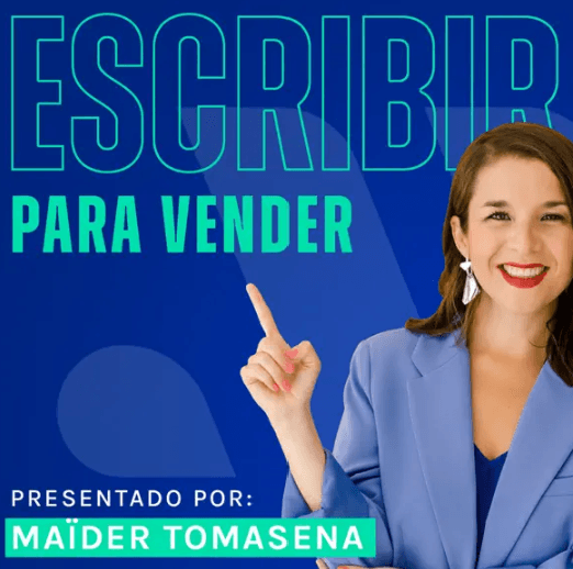Logo del canal de podcast: escribir para vender en marketing digital