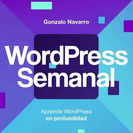 Logo del canal de podcast: WordPress semanal en marketing digital